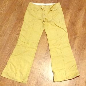 Sanctuary- anthropologie. Yellow pant size 30